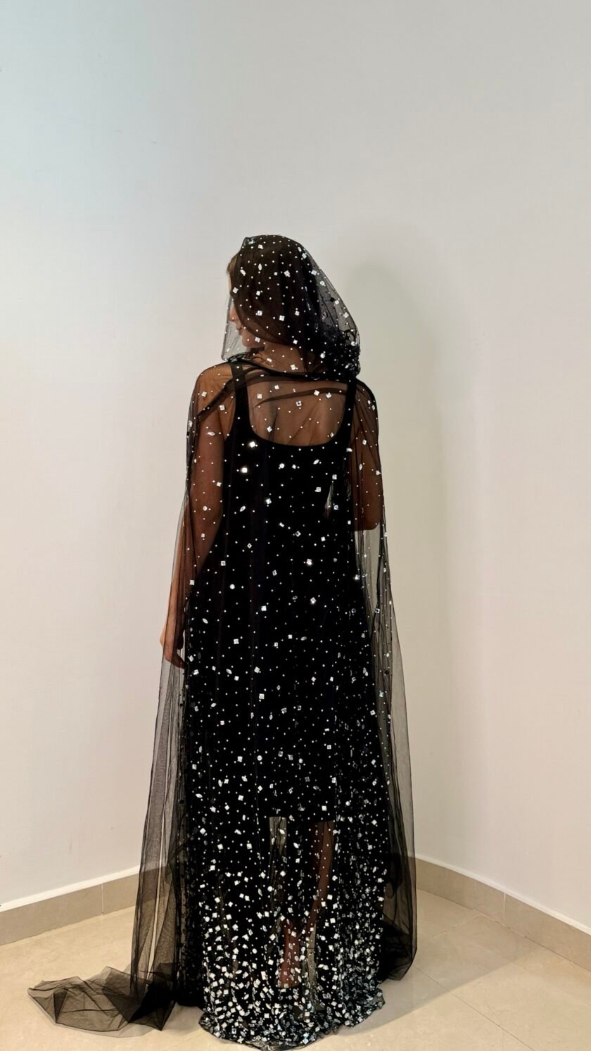 AS12 wedding abaya